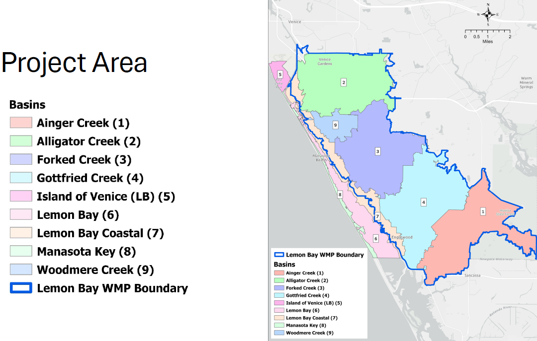 Lemon Bay Watershed Management Plan Map